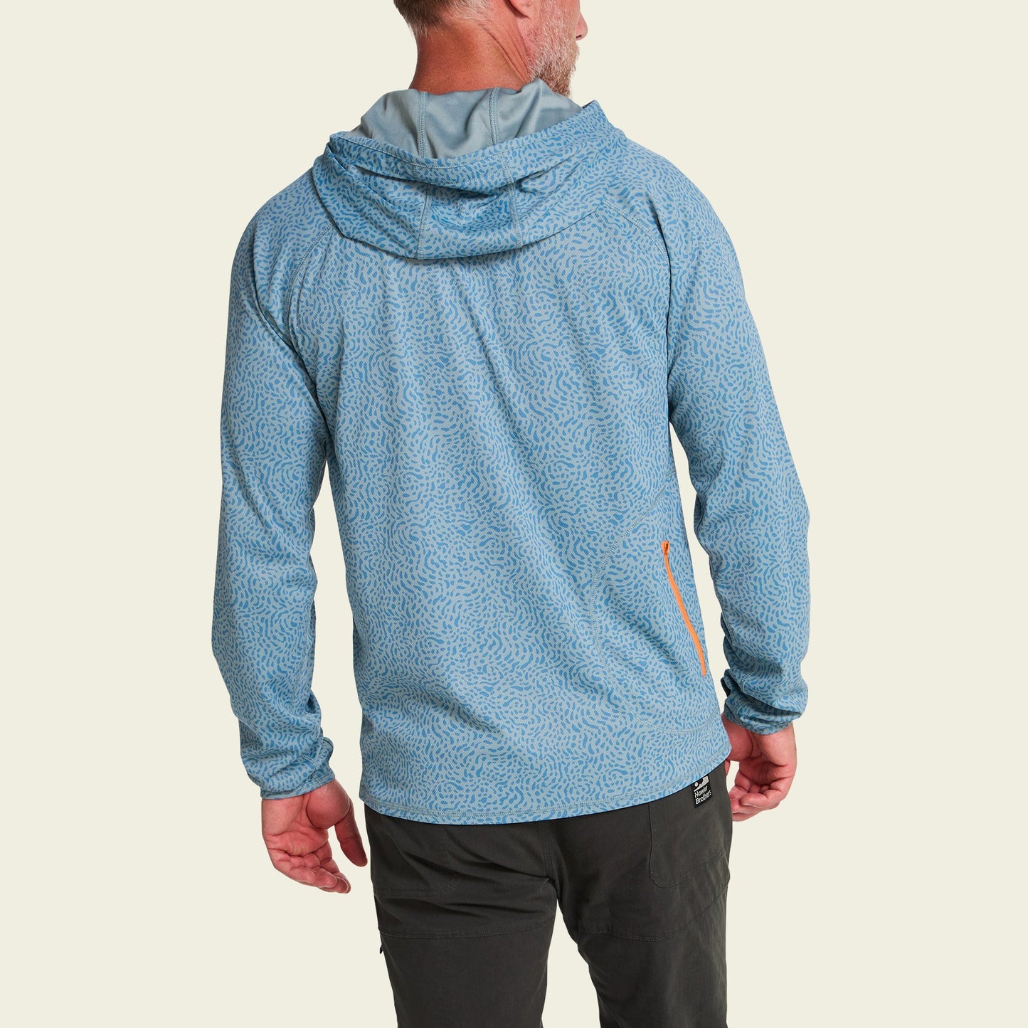 Howler Bros | Loggerhead Hoodie Pond Patterns | Blue
