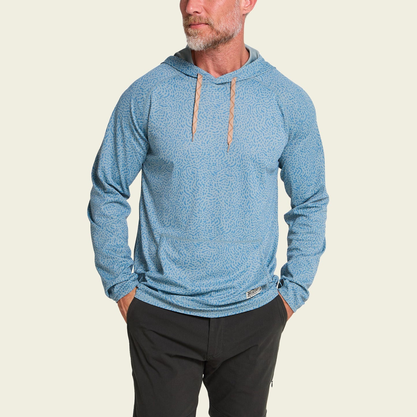 Howler Bros | Loggerhead Hoodie Pond Patterns | Blue