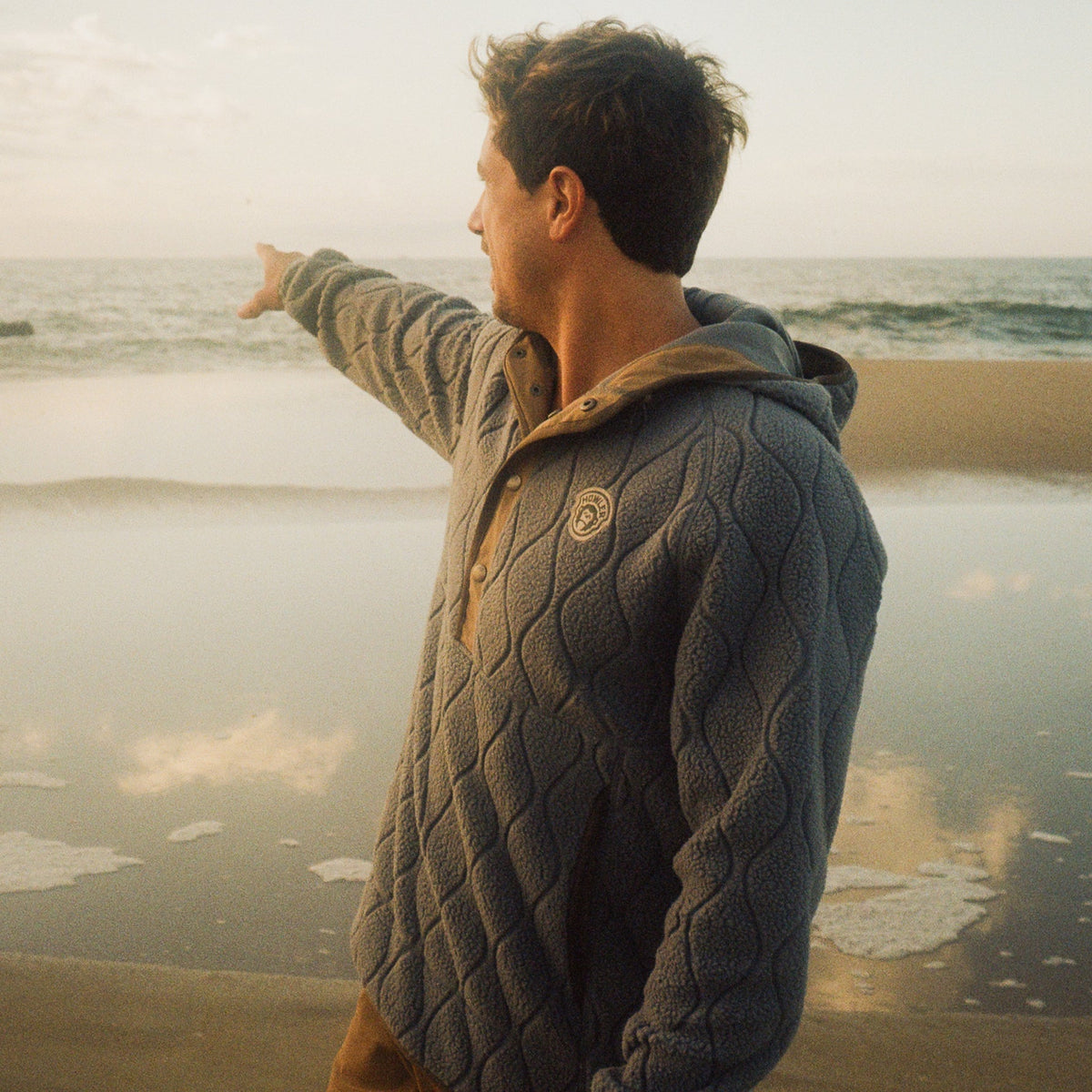 Howler Bros | Chisos Hooded Pullover | Stormy Sea