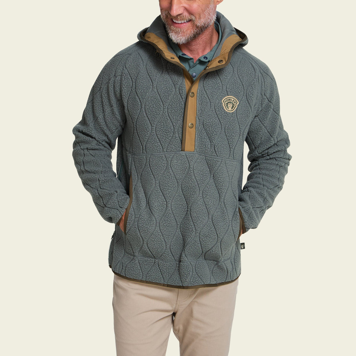 Howler Bros | Chisos Hooded Pullover | Stormy Sea