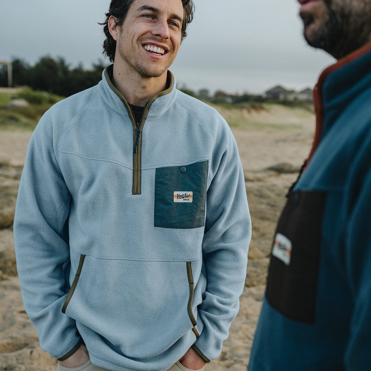 Howler Bros | Free Range Fleece Pullover | Iron Blue