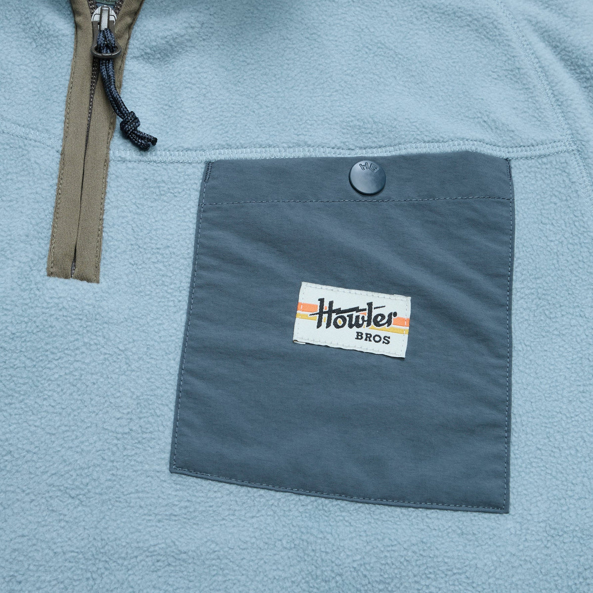 Howler Bros | Free Range Fleece Pullover | Iron Blue