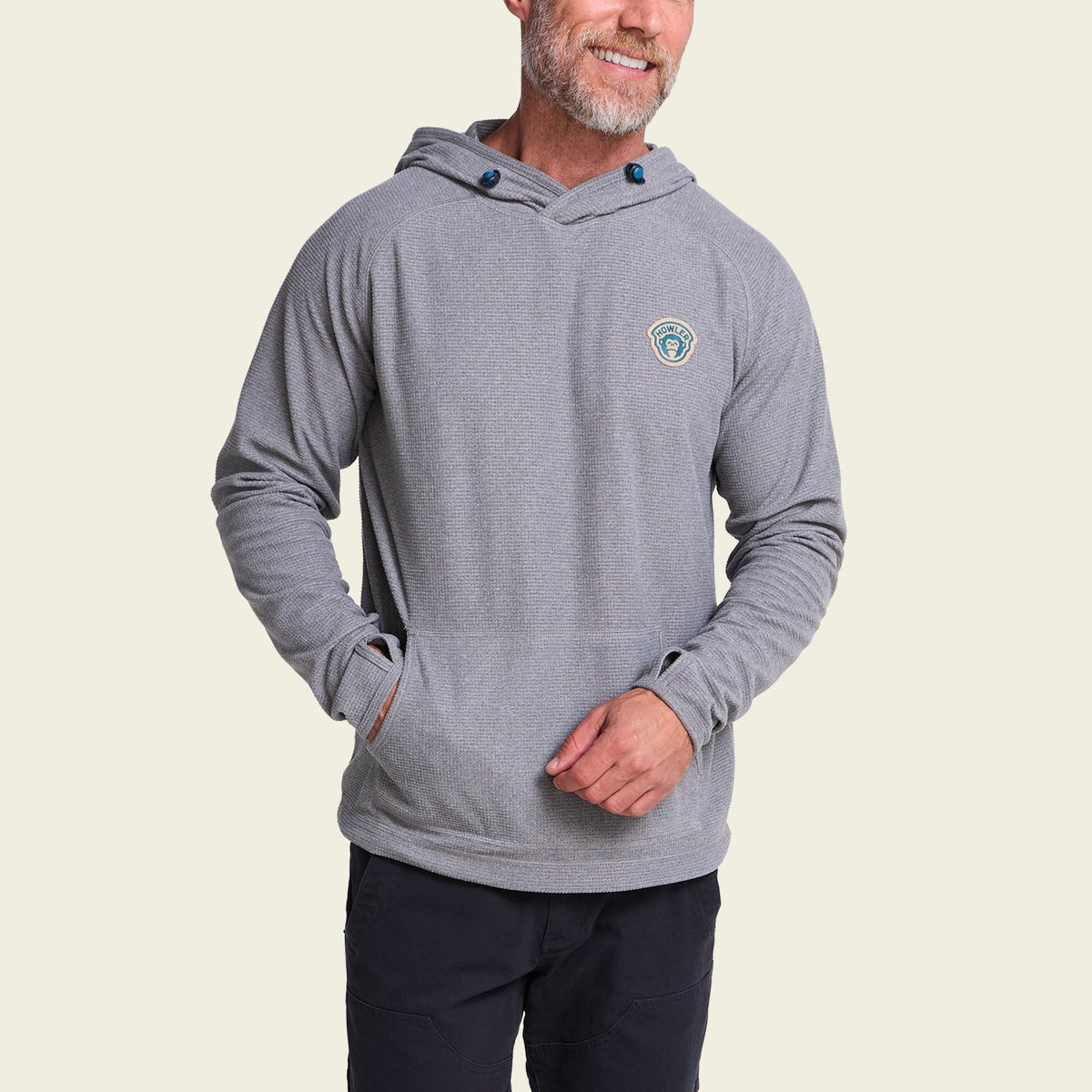 Howler Bros | Palo Duro Fleece Hoodie | Deep Grey Heather