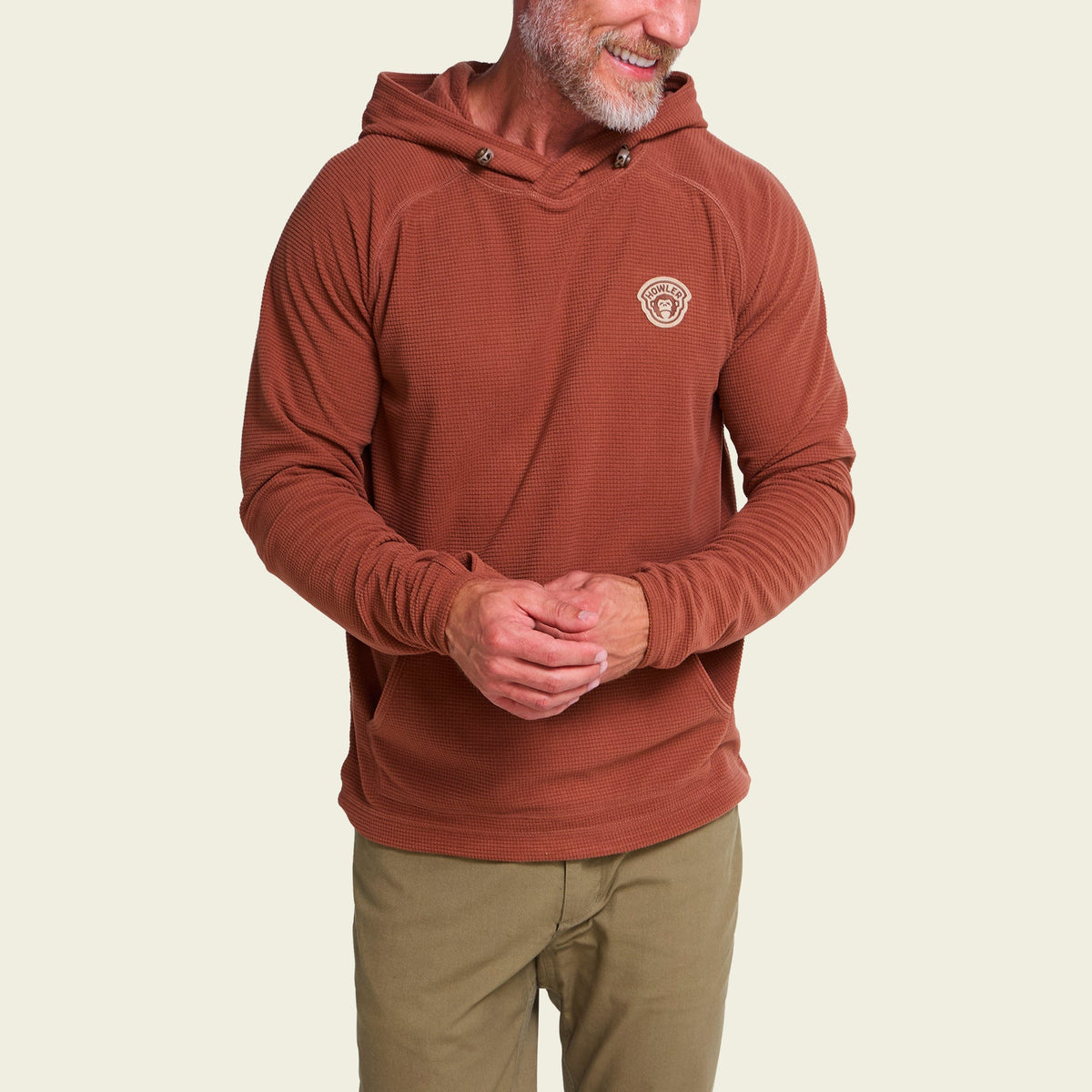 Howler Bros | Palo Duro Fleece Hoodie | Mink Brown