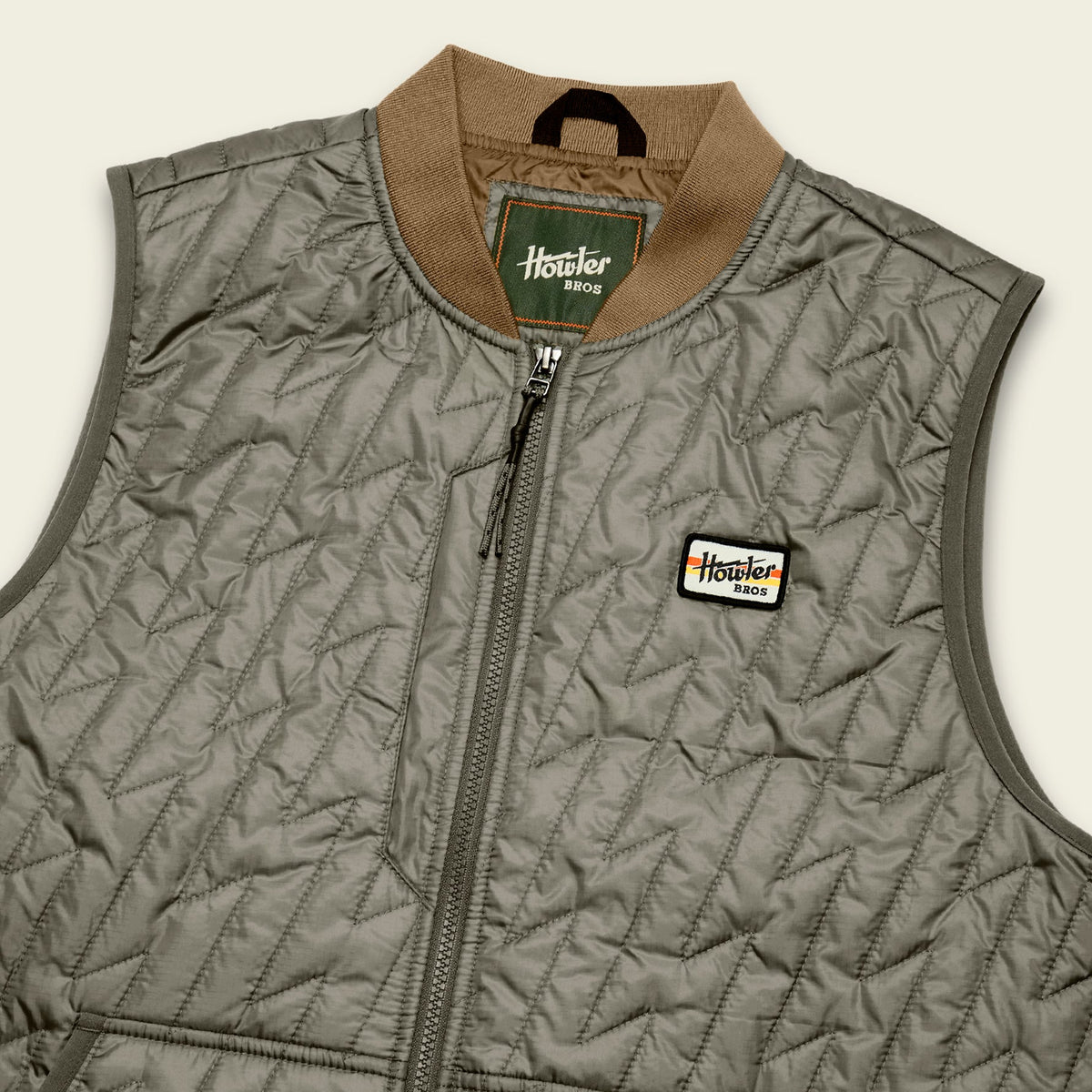 Howler Bros | Voltage Quilted Vest | Vetiver