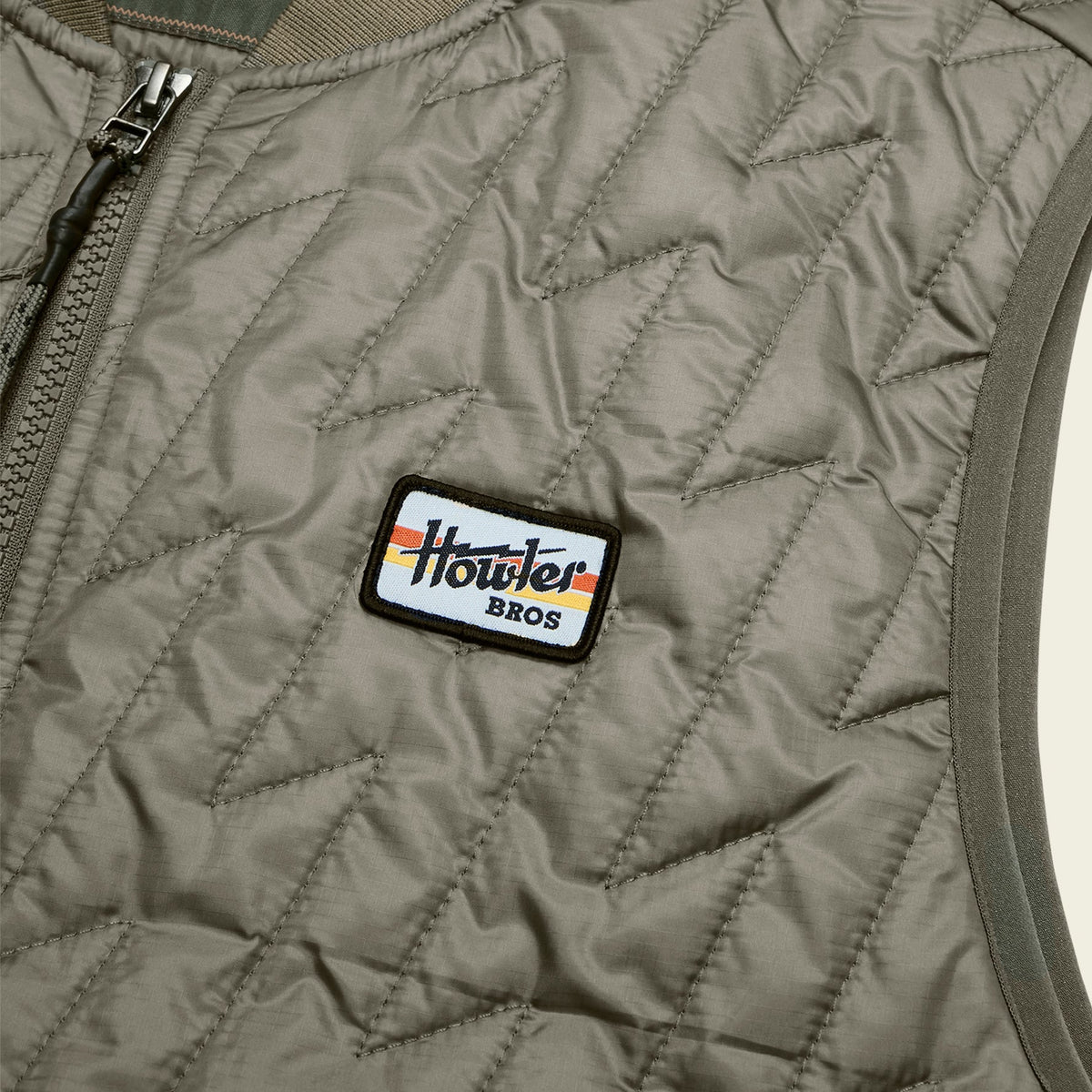 Howler Bros | Voltage Quilted Vest | Vetiver