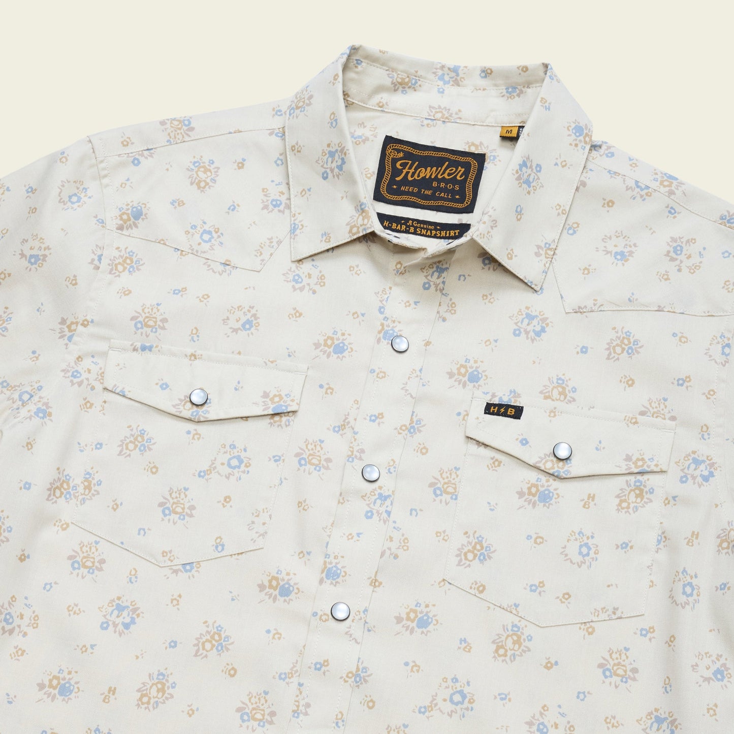 Howler Bros | H Bar B Bouquets Snap Shirt | Beige