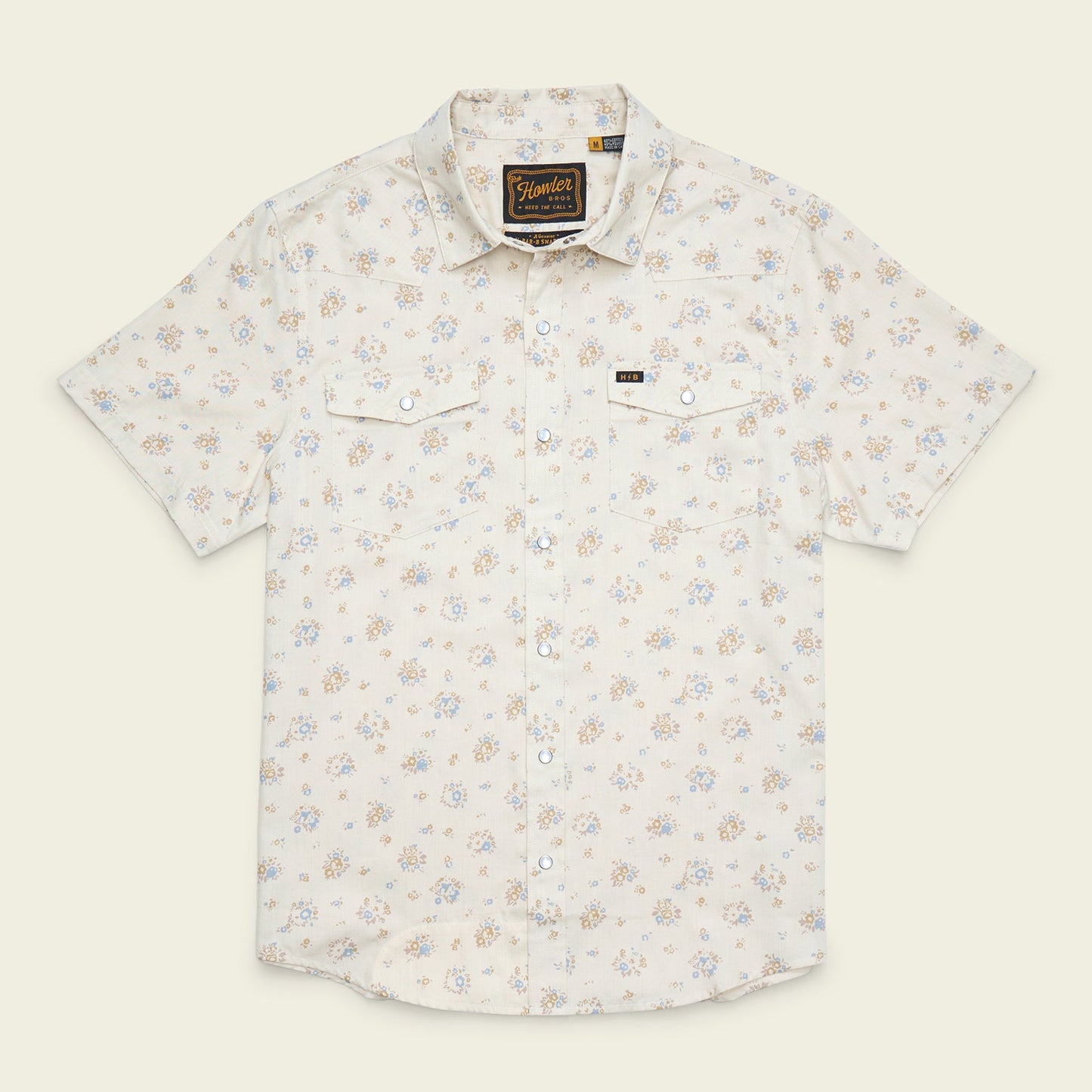 Howler Bros | H Bar B Bouquets Snap Shirt | Beige