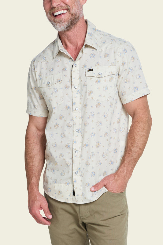 Howler Bros | H Bar B Bouquets Snap Shirt | Beige