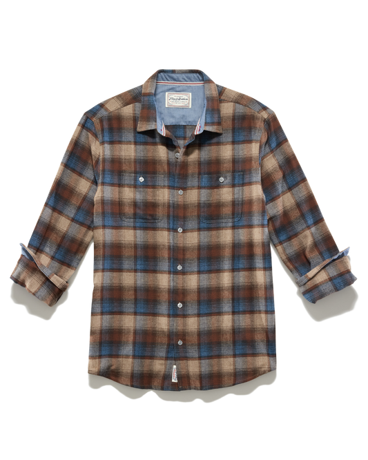 Flag and Anthem Ritter Flannel Shirt - Brown