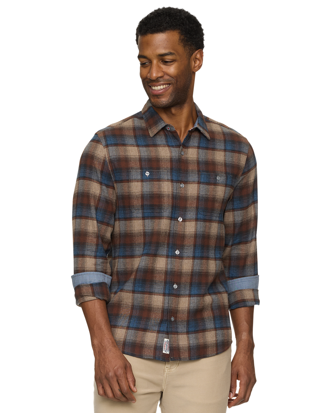 Flag and Anthem Ritter Flannel Shirt - Brown