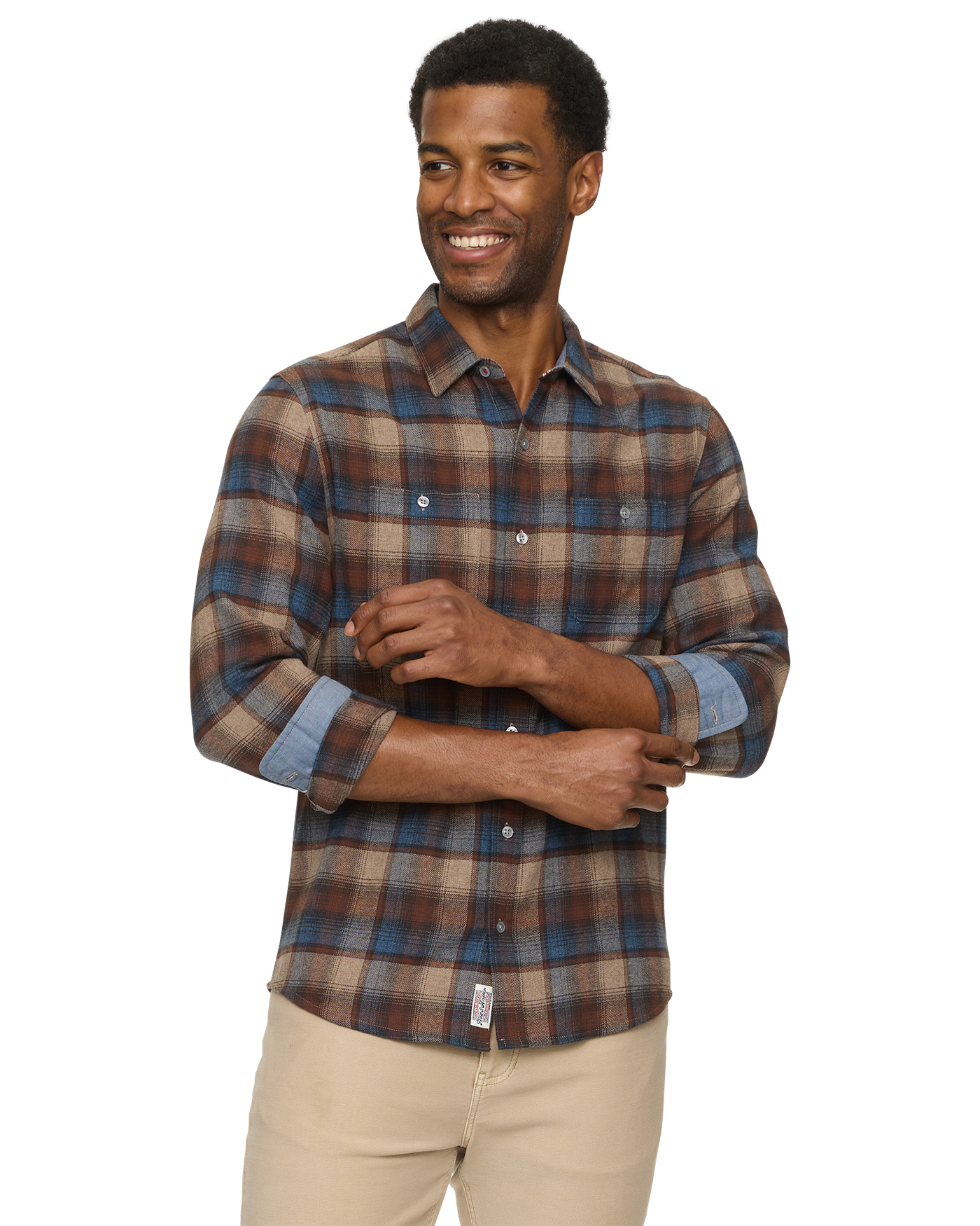 Flag and Anthem Ritter Flannel Shirt - Brown