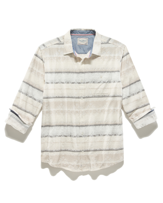 Flag and Anthem Latimer Southwest Flannel Shirt - Cream