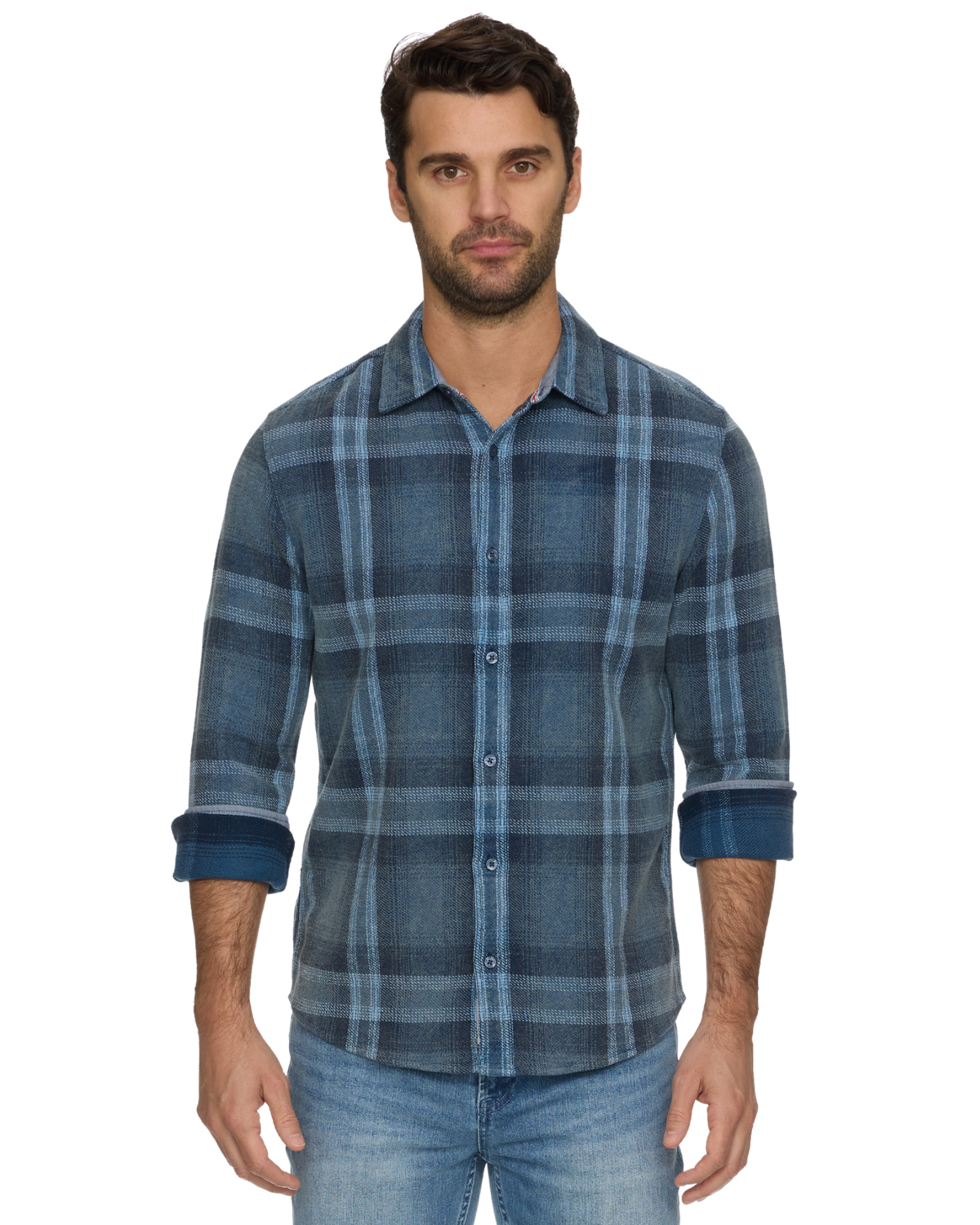 Flag & Anthem | Brundidge Vintage Washed Shirt | Blue