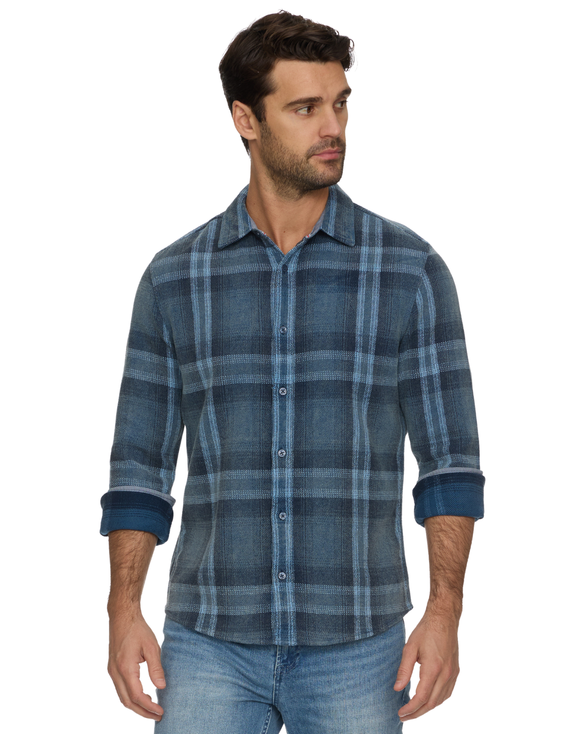 Flag & Anthem | Brundidge Vintage Washed Shirt | Blue