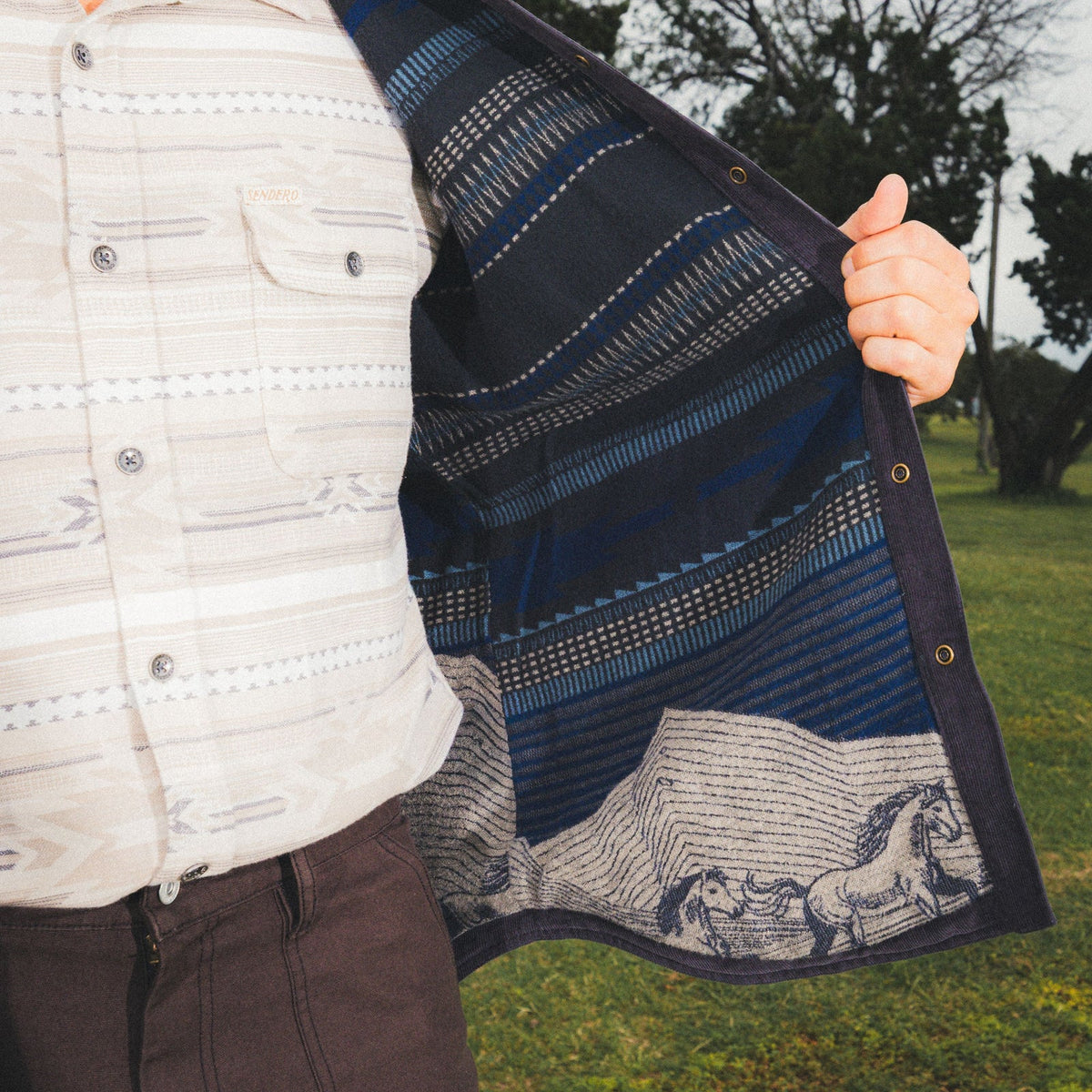 Sendero | Desperado Shacket | Charcoal