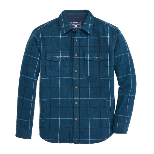 Onward Reserve Chaps Fireside Shacket - Blue Wing Teal