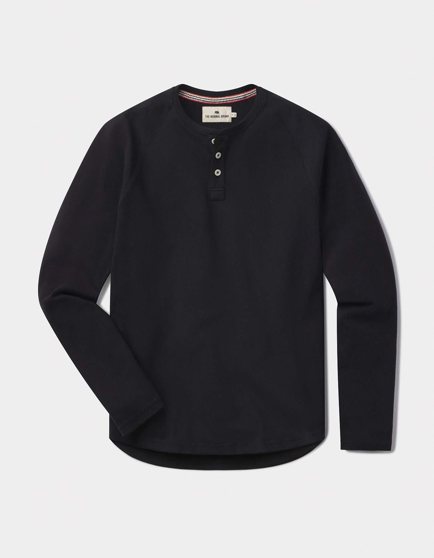 The Normal Brand Puremeso Everyday Henley - Black