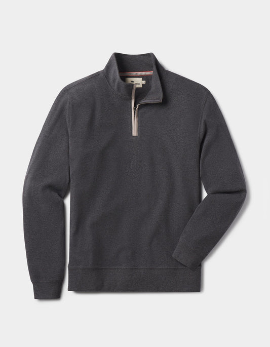 The Normal Brand Puremeso Weekend Quarter Zip - Charcoal