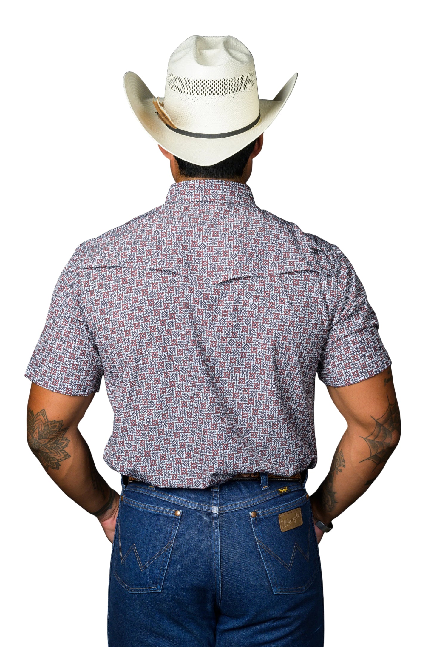 Ferrell | The Colton in Red | Short Sleeve Snap Shirt