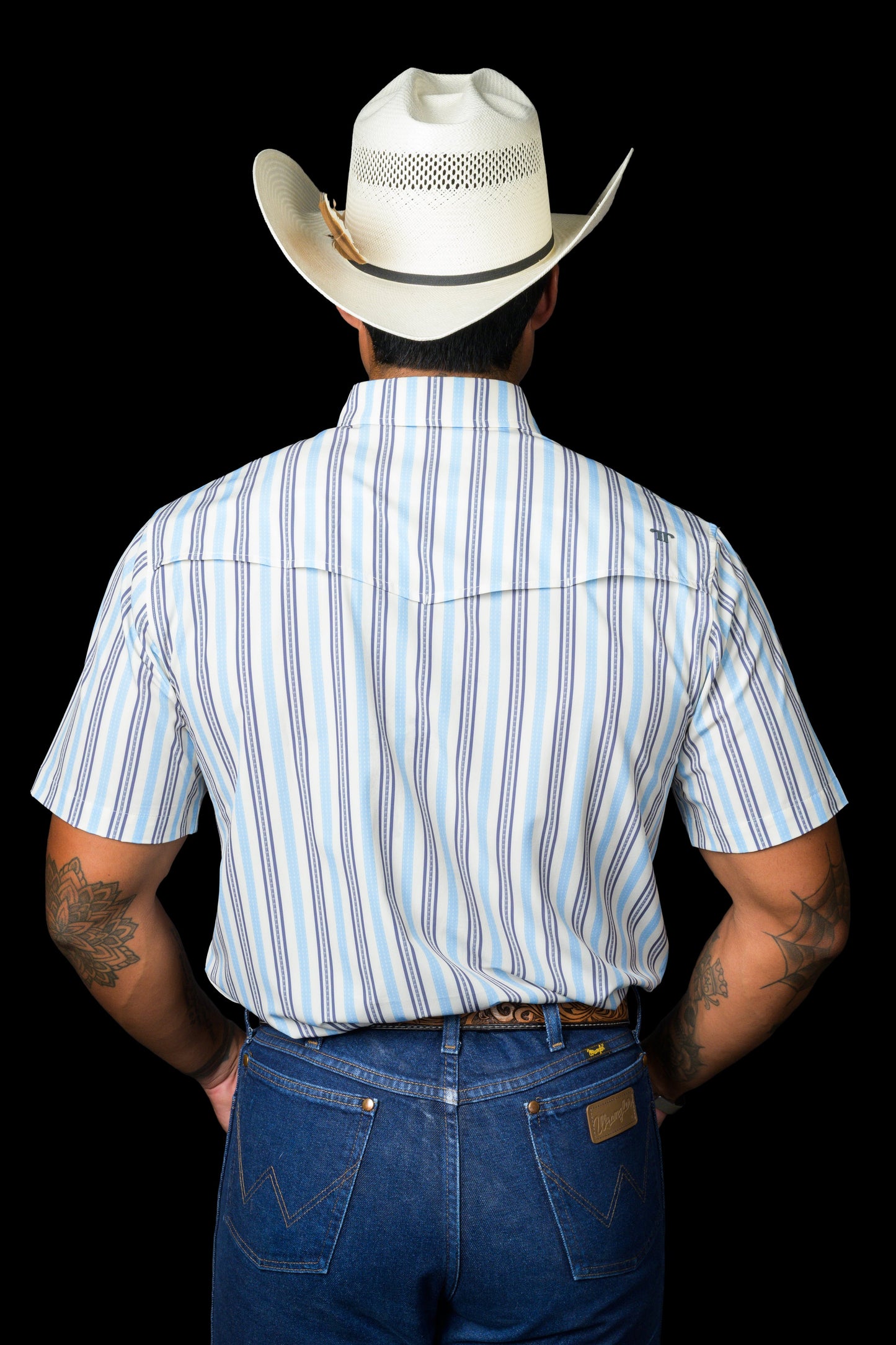 Ferrell | The Jake in Blue | Short Sleeve Snap Shirt