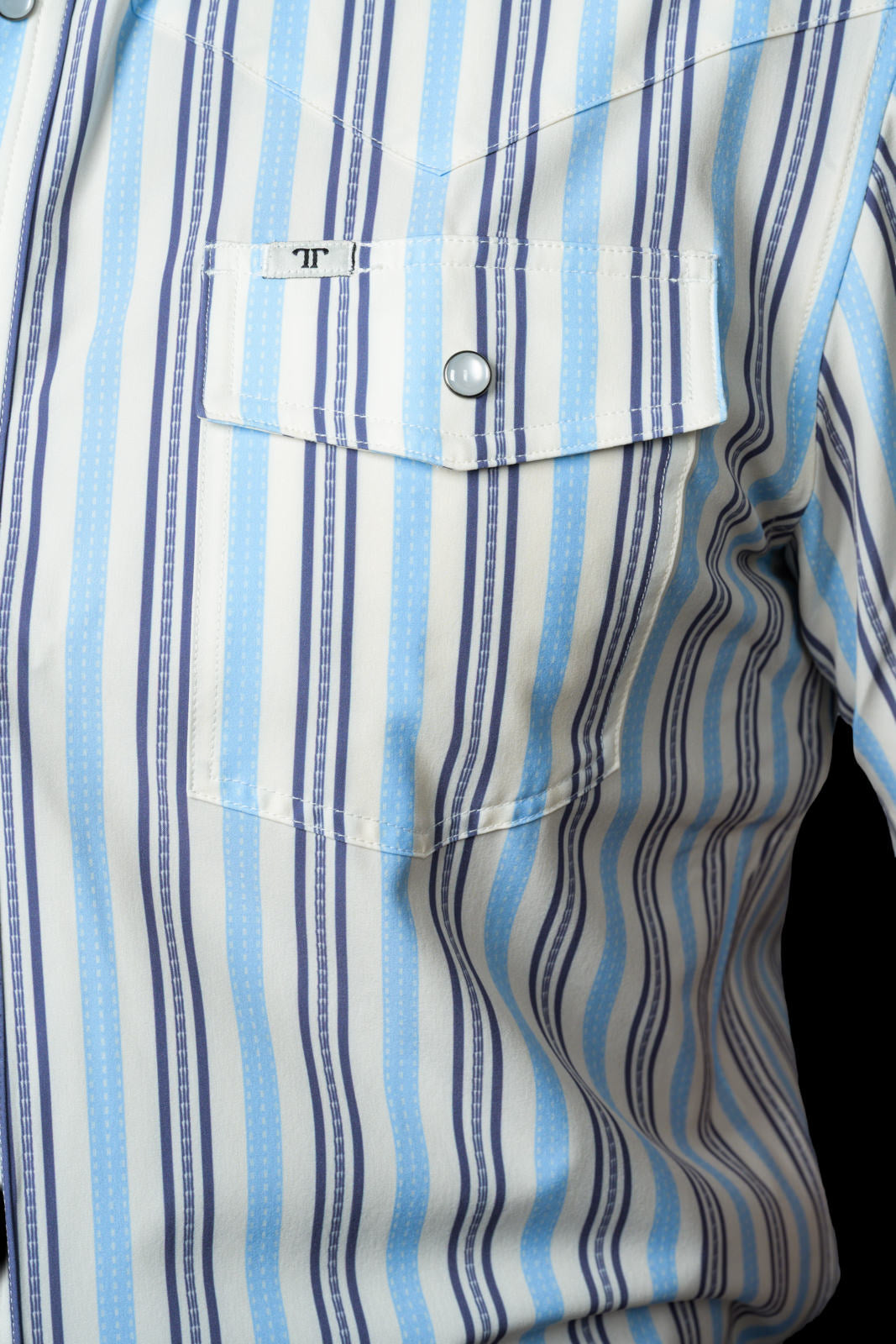 Ferrell | The Jake in Blue | Short Sleeve Snap Shirt