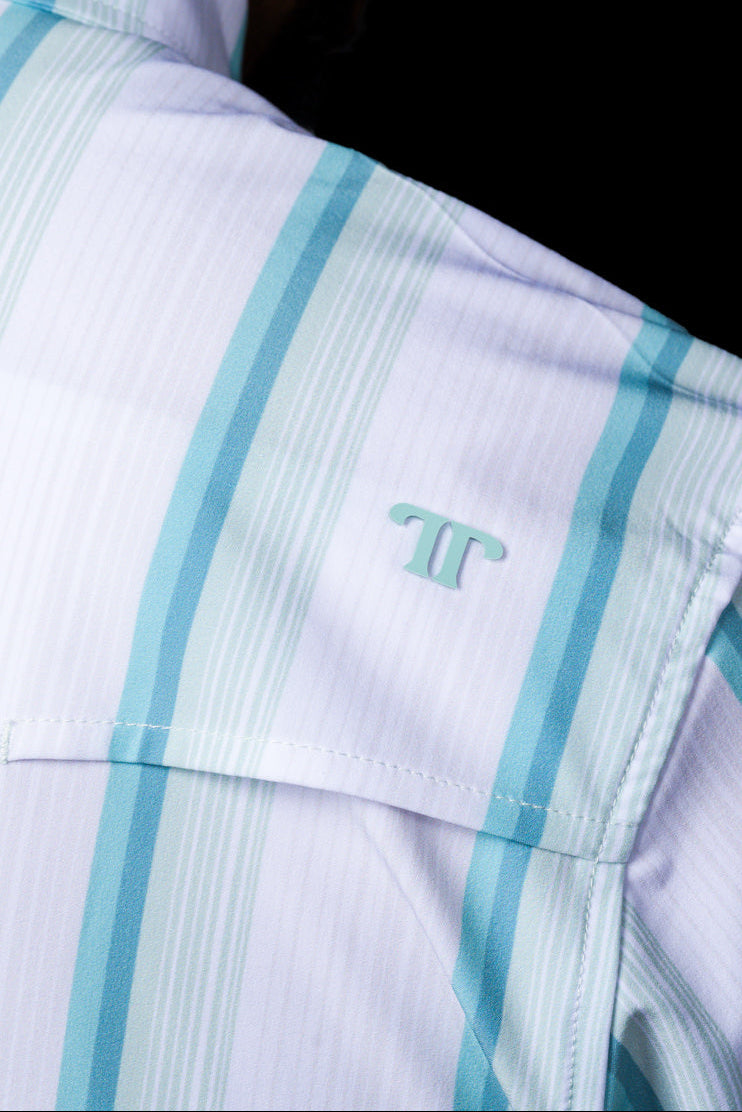 Ferrell | The Tristan | Short Sleeve Snap Shirt | Grey Green