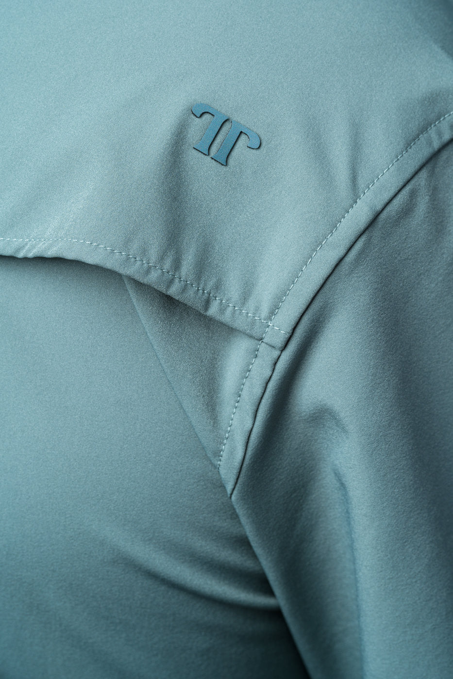 Ferrell | Aqua | Short Sleeve Snap Shirt