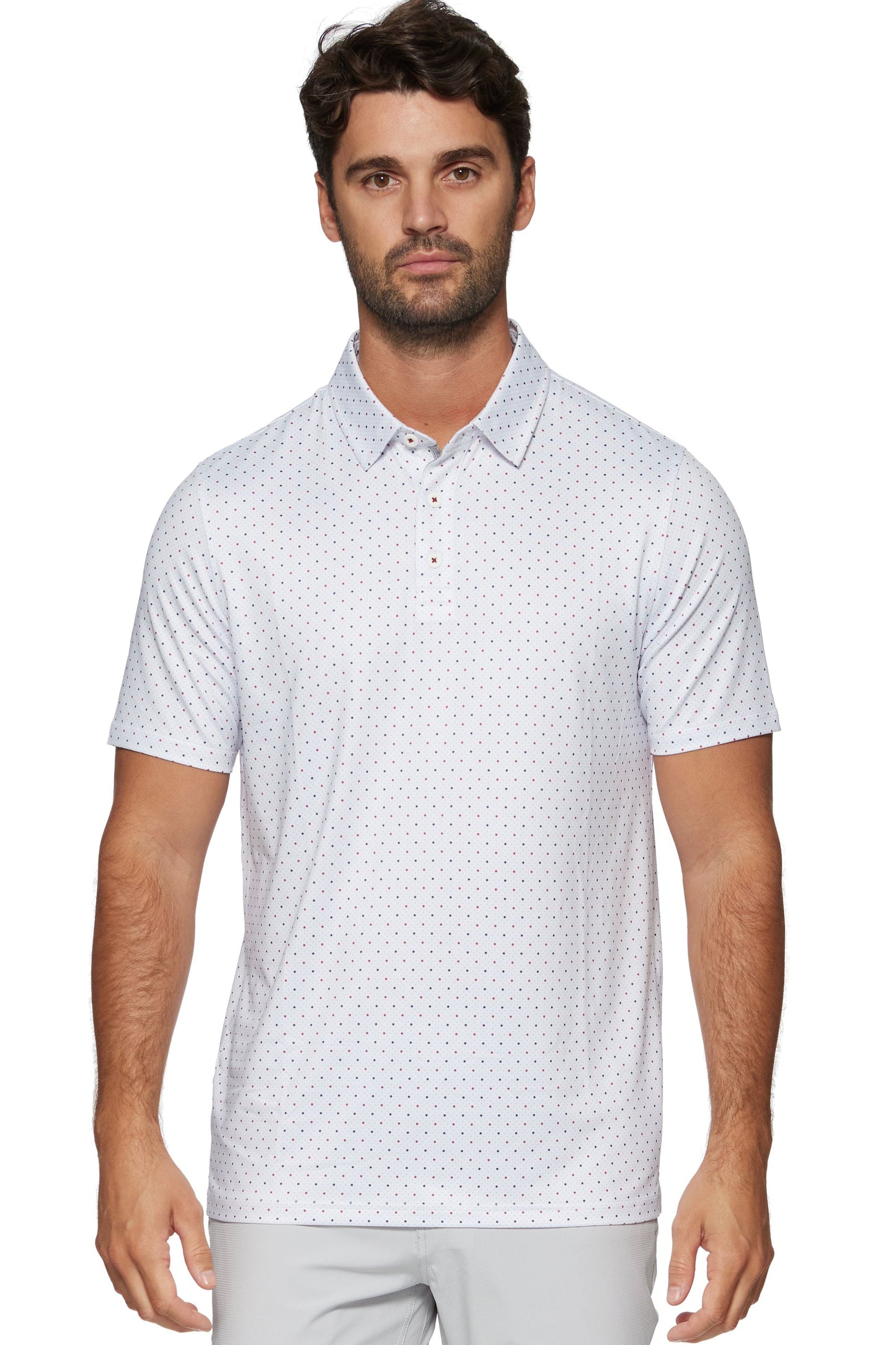 Flag and Anthem Performance Polo - Montrose Star and Dot