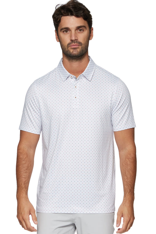 Flag and Anthem Performance Polo - Montrose Star and Dot