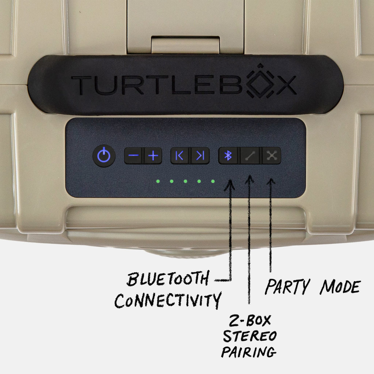 Turtlebox Original Speaker Field - Tan/Black