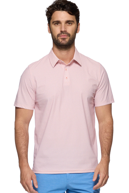 Flag and Anthem Stateline Performance Polo - Geo Dot