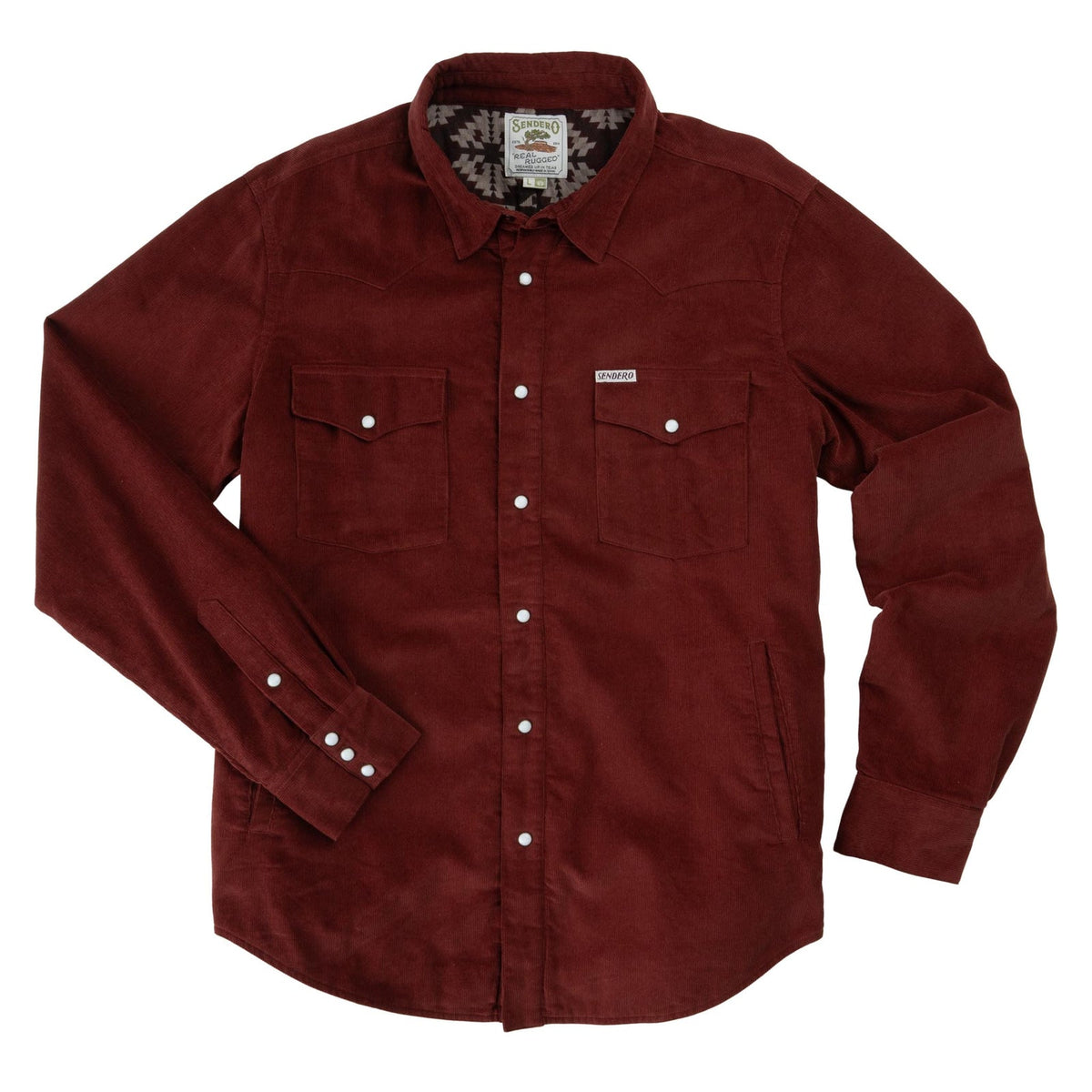 Sendero | Desperado Shacket | Burgundy