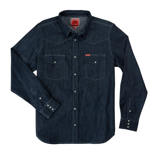 Sendero | Wyatt Pearl Snap Shirt | Raw Denim