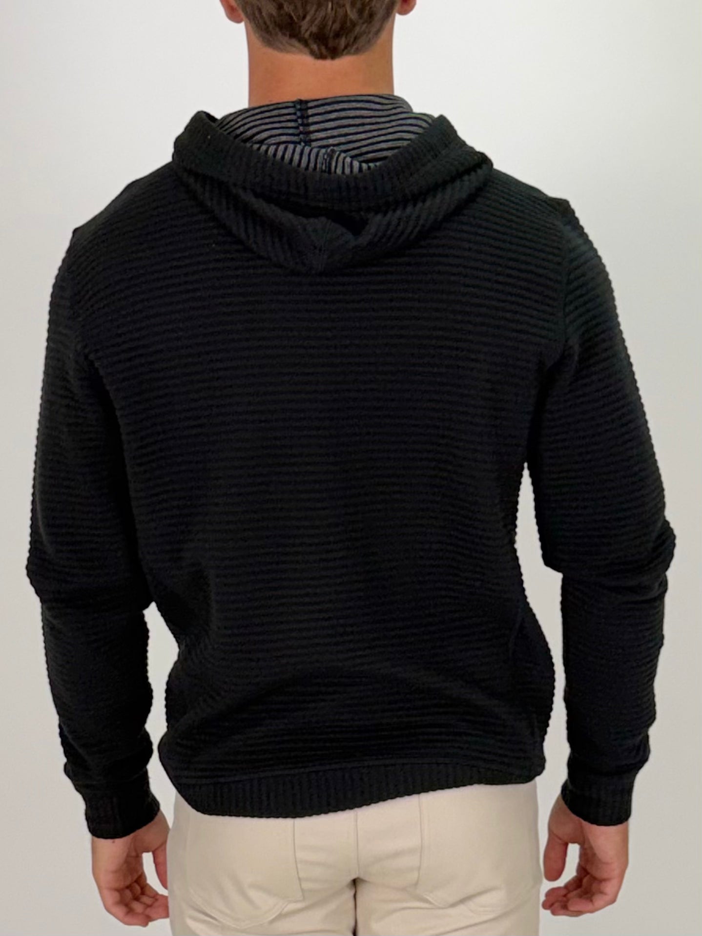Criquet | Quilted Hooded Sweatshirt | Black Key