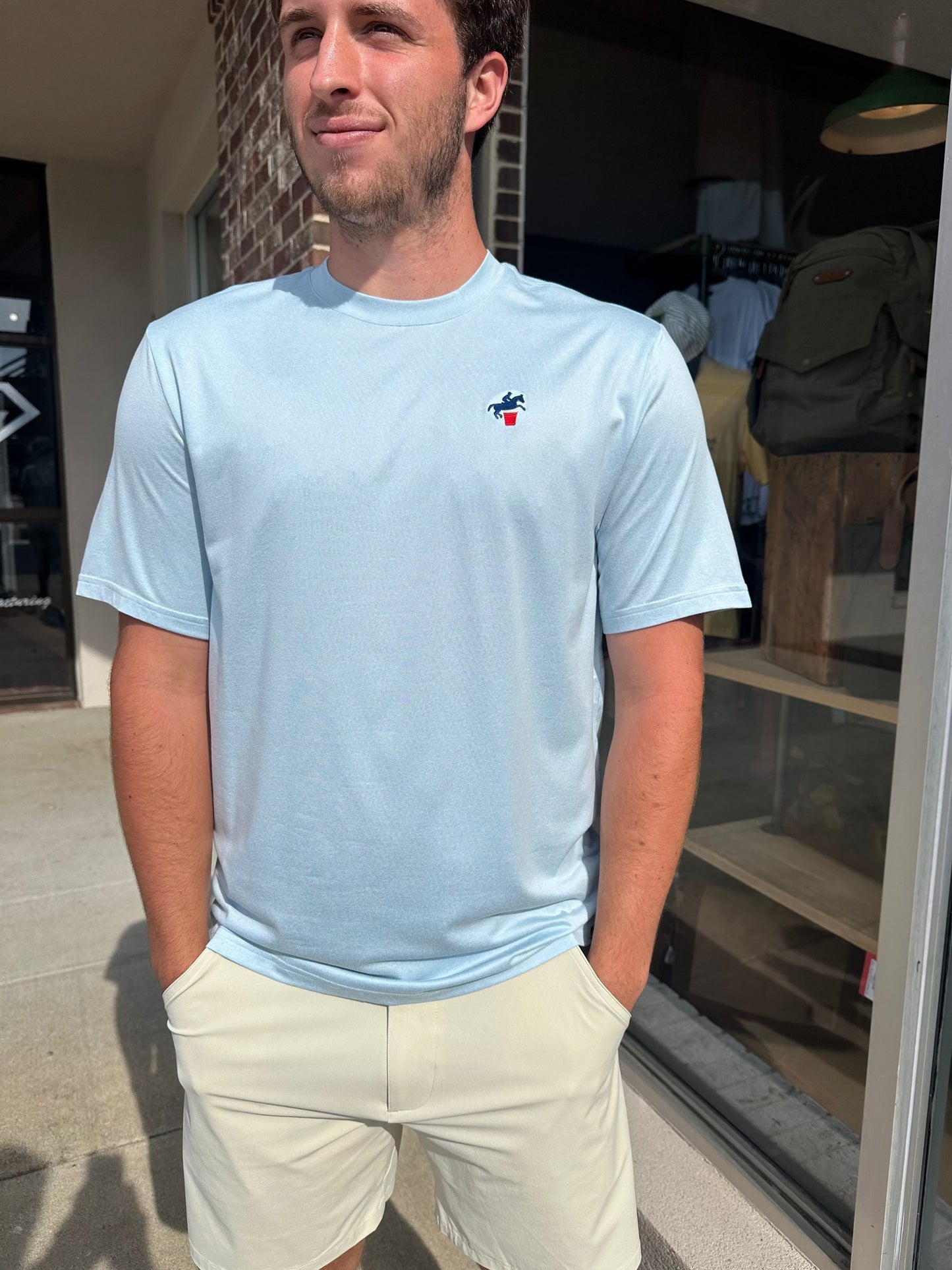 GenTeal Unbridled Spirits Blue Heathered T-Shirt