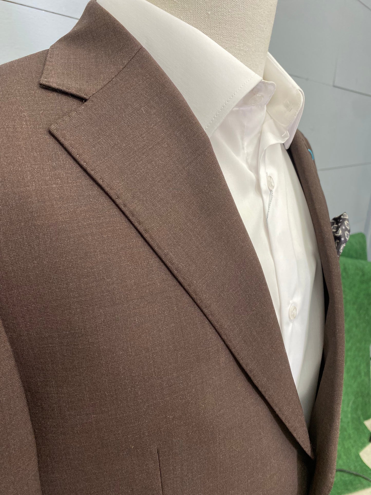 Giles & Jasper Modern Suit Coat - Moroccan Brown