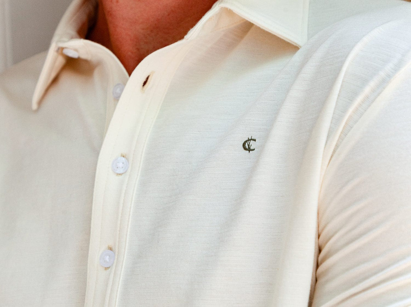 Criquet | Long Sleeve Range Polo | Natural