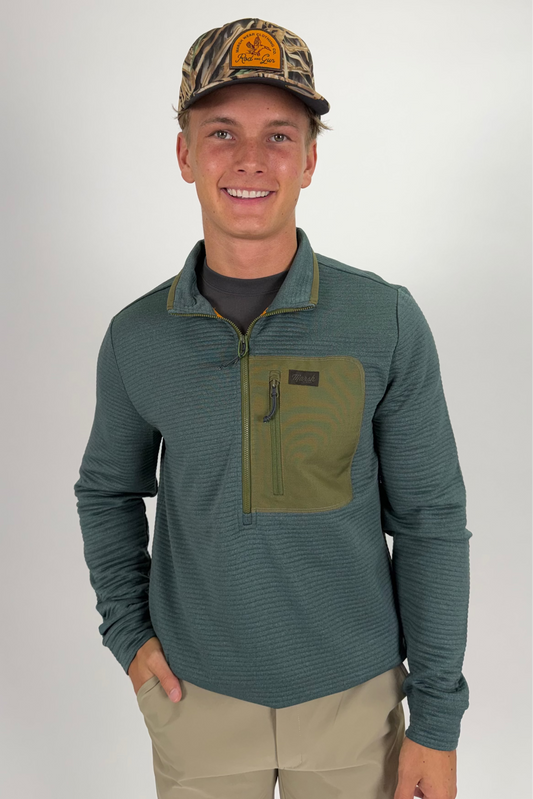 Marsh Wear | Sullivan 1/4 Zip | Mallard Green