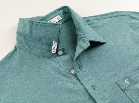 Criquet Top-Shelf Players Shirt - Grass Microstripe