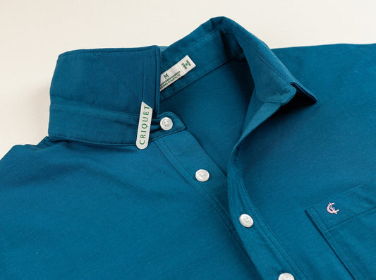 Criquet Top-Shelf Players Shirt - Blue Marlin