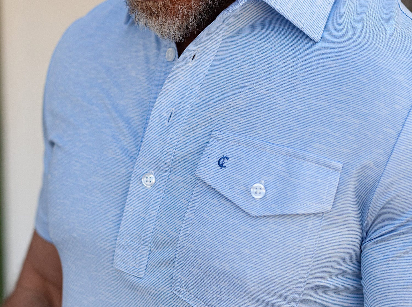 Criquet | Performance Sport Heather Players Shirt |  Yacht Club