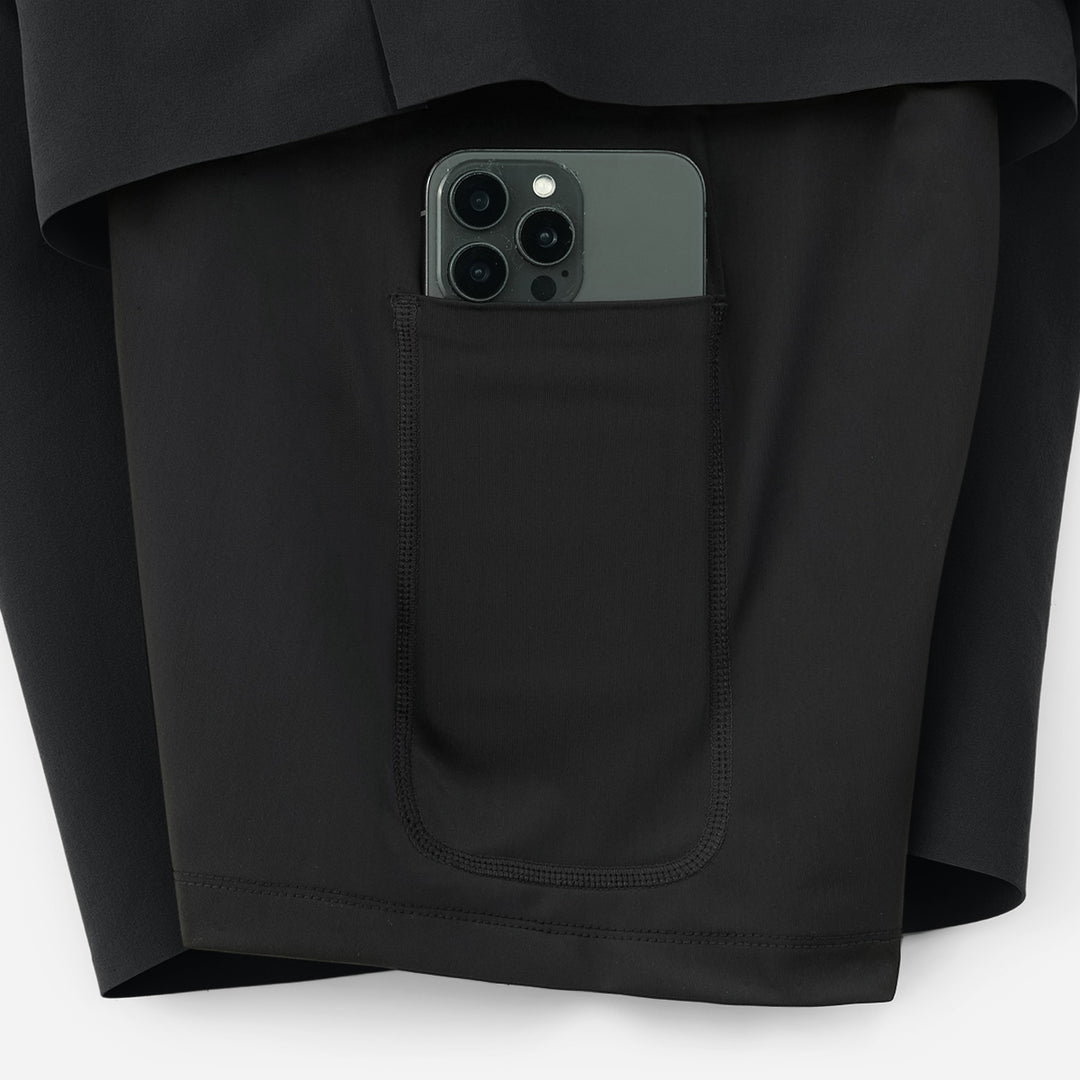 Ten Thousand 7"  Interval Shorts with Liner - Black
