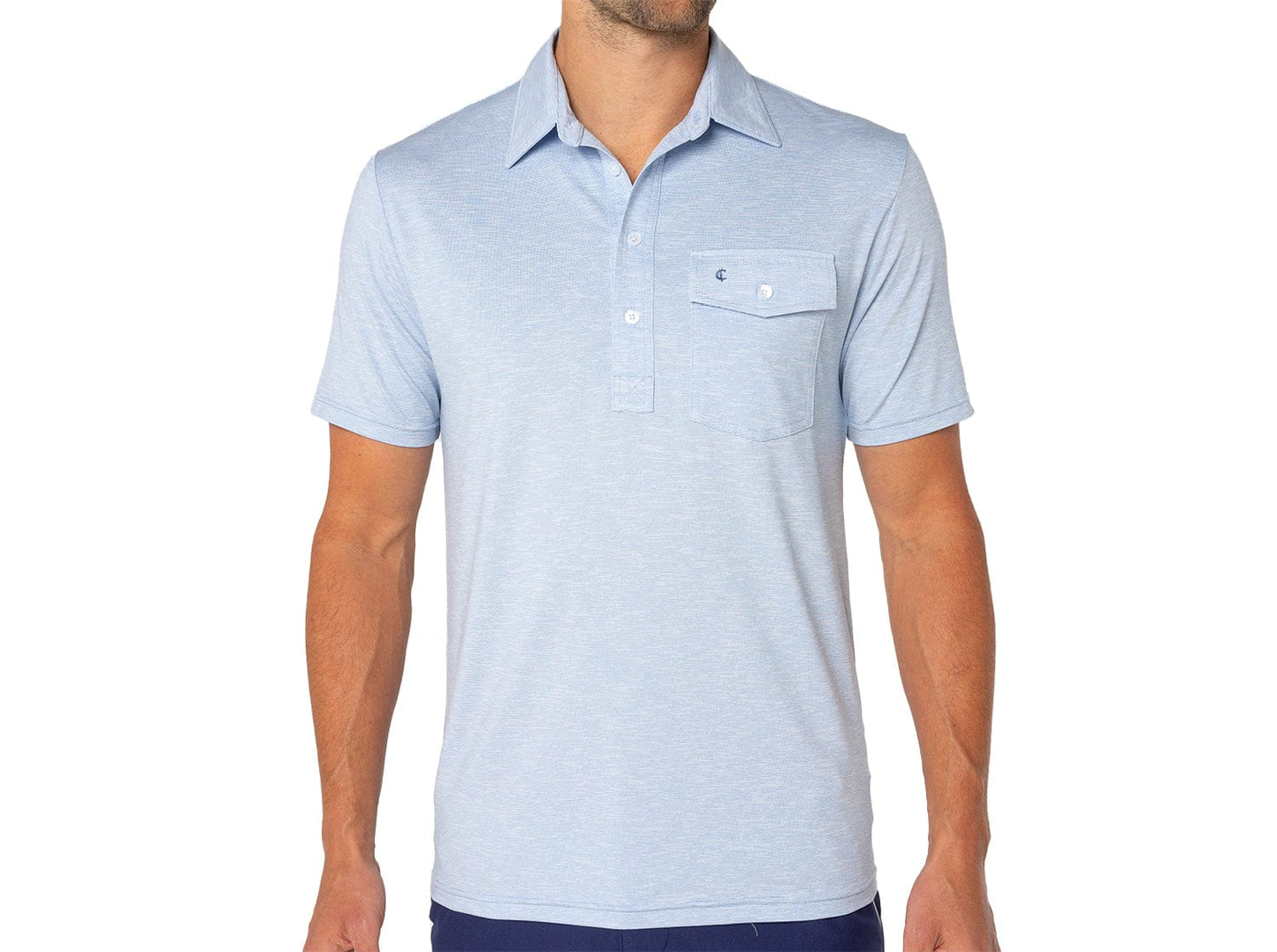 Criquet | Performance Sport Heather Players Shirt |  Yacht Club