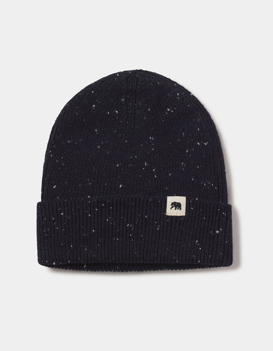 Normal Brand Seawool Nep Beanie - Navy