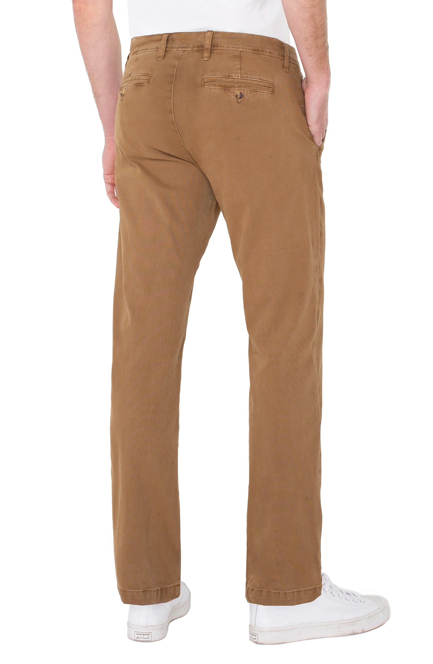Relaxed Straight Chino Pant - Chestnut