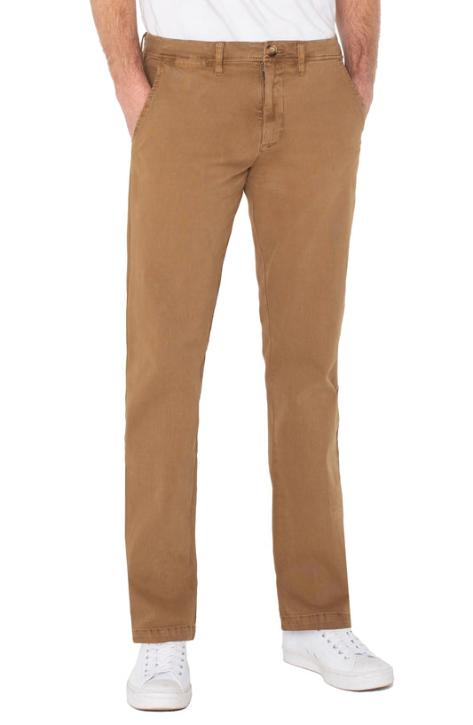 Relaxed Straight Chino Pant - Chestnut