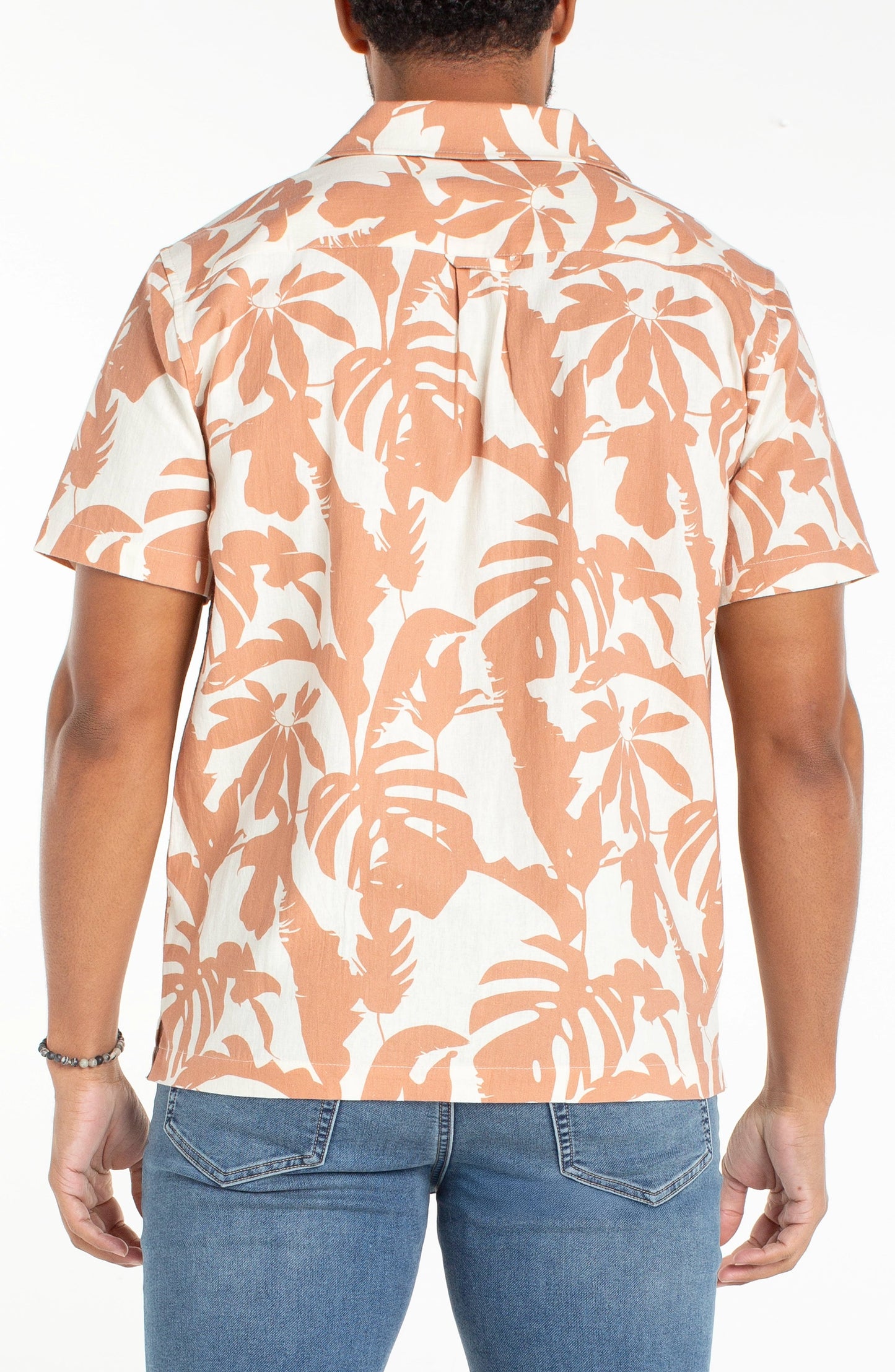 Liverpool Los Angeles | Short Sleeve Button Up Camp Shirt | Clay