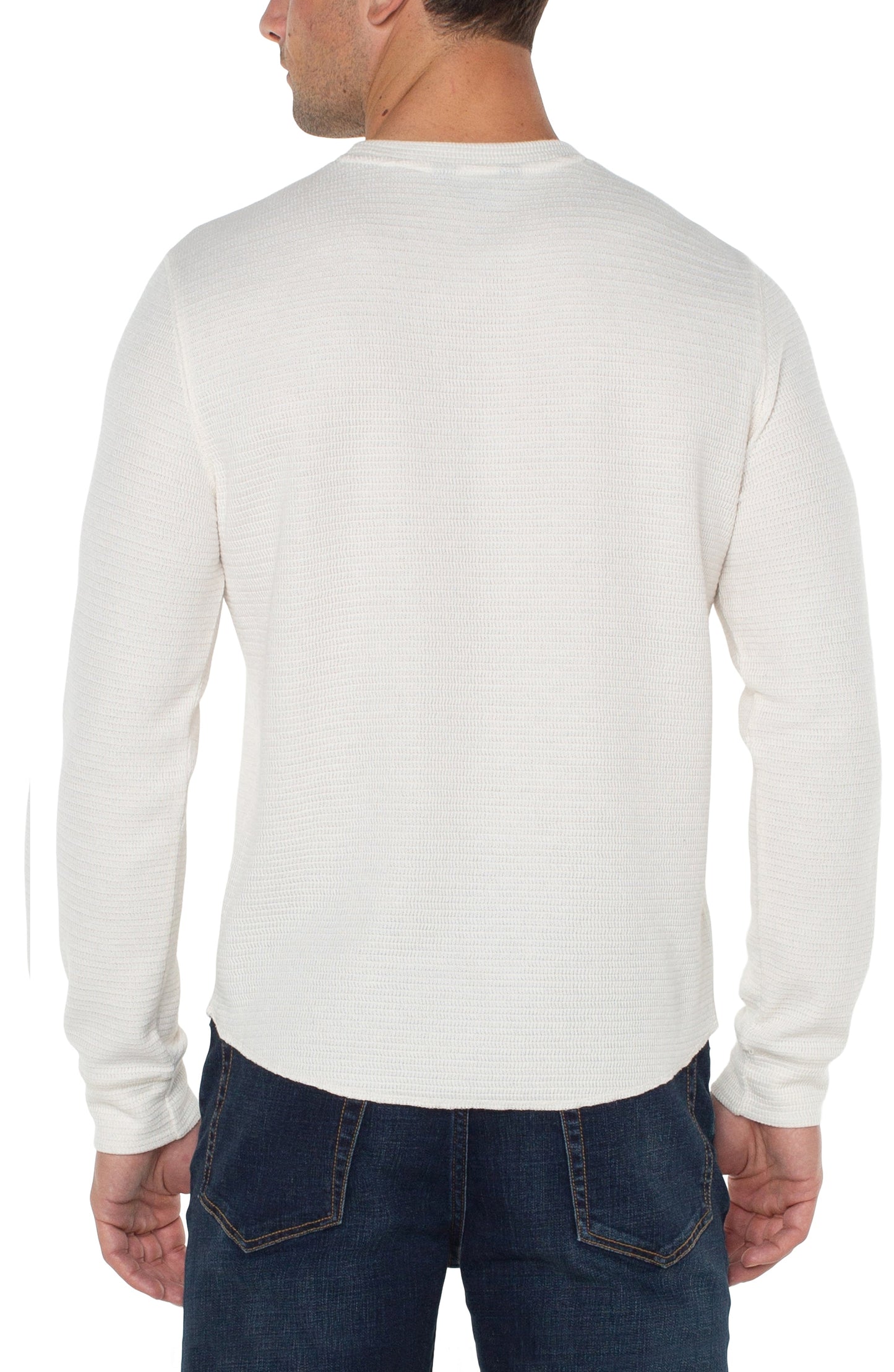 Liverpool Los Angeles Long Sleeve Crew Neck - Cream