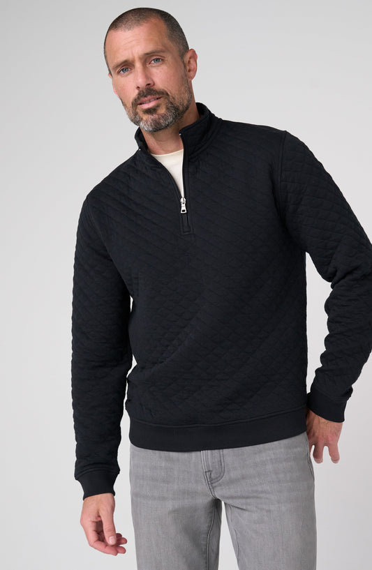 Liverpool Los Angeles | 1/4 Zip Pullover | Black